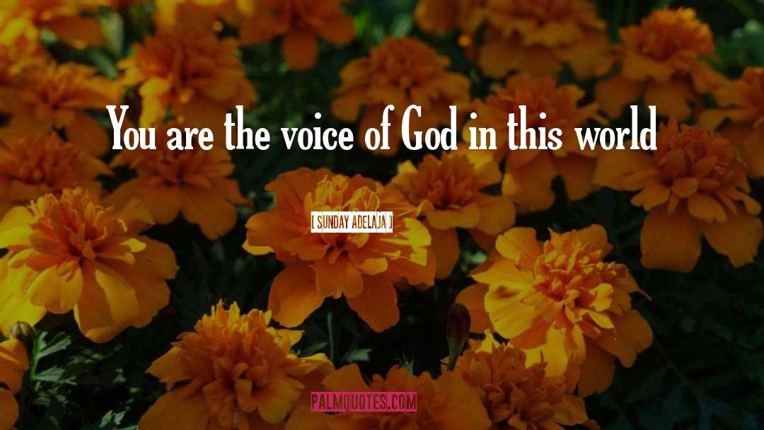 The Voice Of God quotes by Sunday Adelaja