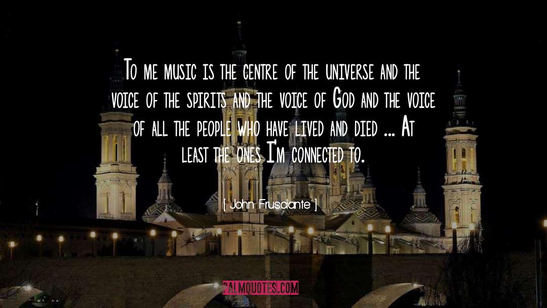 The Voice Of God quotes by John Frusciante