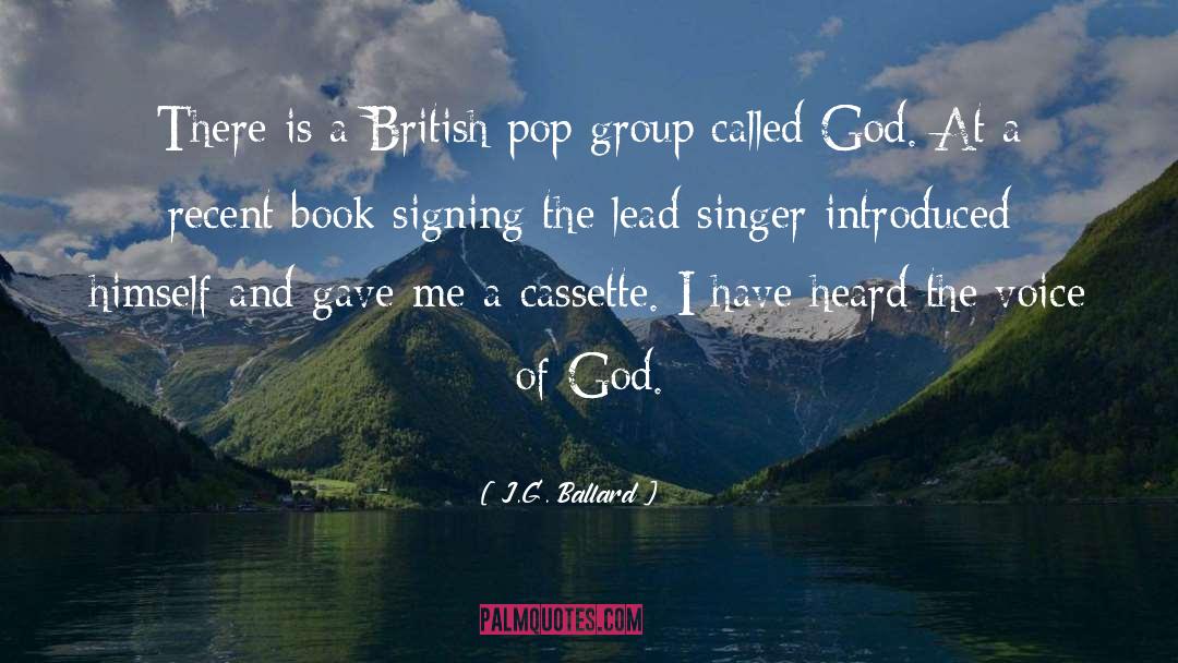 The Voice Of God quotes by J.G. Ballard
