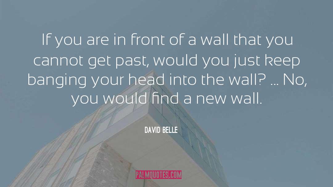 The Wall quotes by David Belle