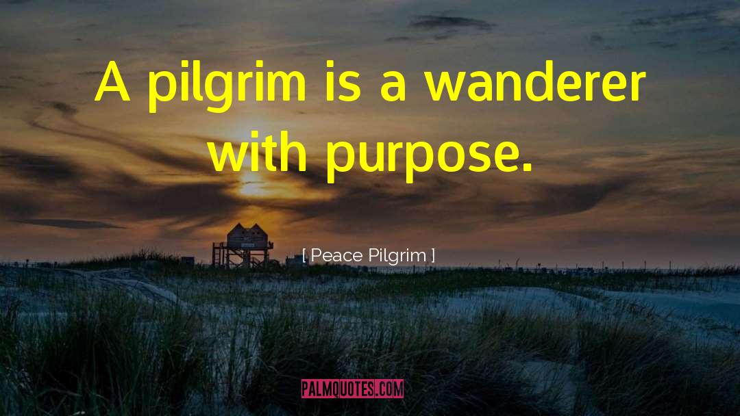 The Wanderer quotes by Peace Pilgrim