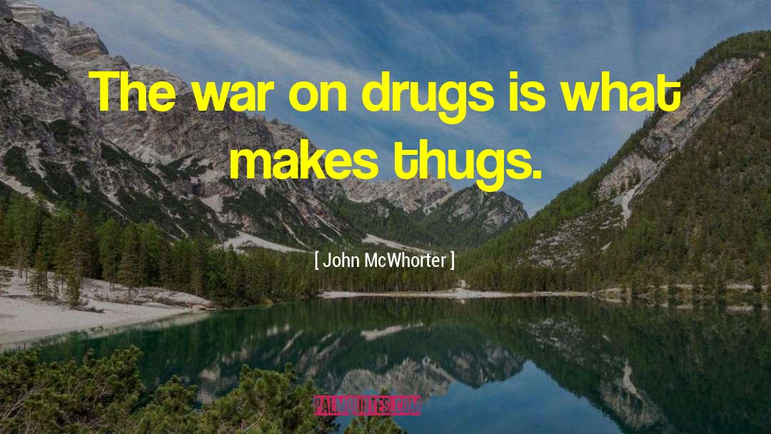 The War On Drugs quotes by John McWhorter
