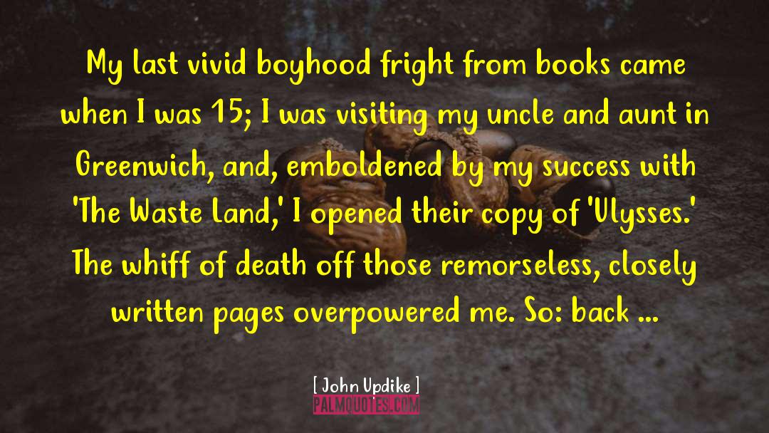 The Waste Land quotes by John Updike