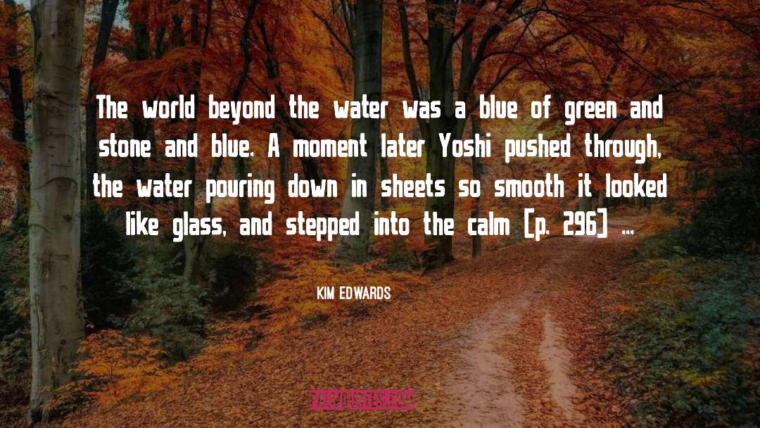 The Water Was quotes by Kim Edwards
