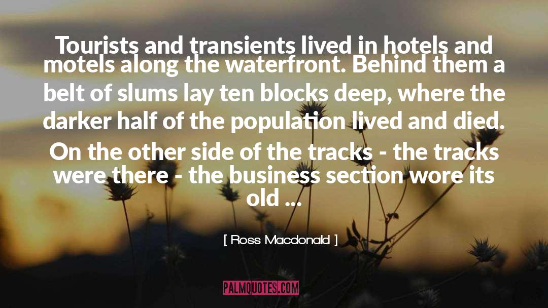 The Waterfront quotes by Ross Macdonald