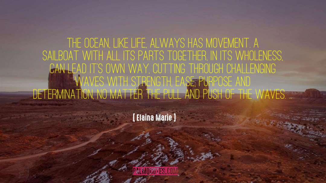 The Waves quotes by Elaina Marie
