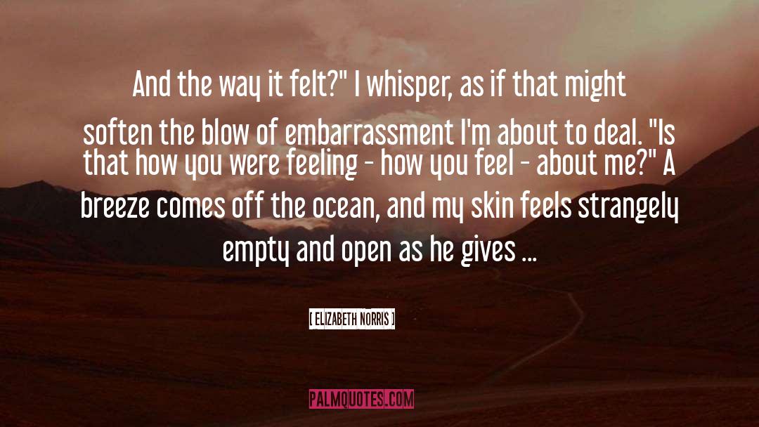 The Way I Feel quotes by Elizabeth Norris