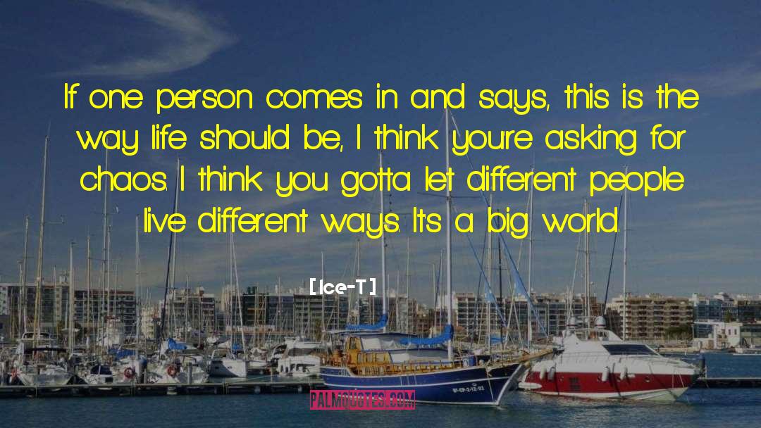 The Way Life Should Be quotes by Ice-T