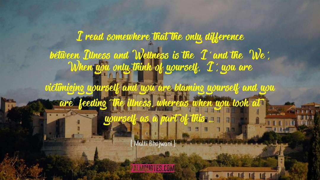 The We quotes by Malti Bhojwani