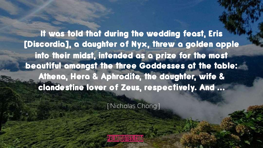 The Wedding quotes by Nicholas Chong