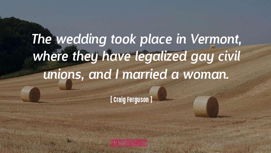 The Wedding quotes by Craig Ferguson