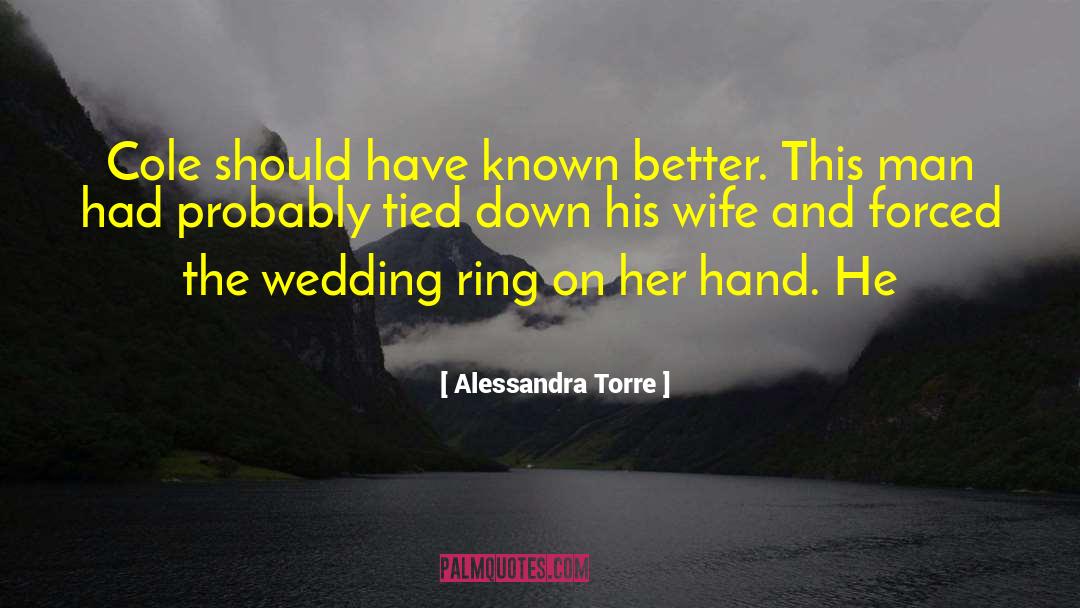 The Wedding quotes by Alessandra Torre