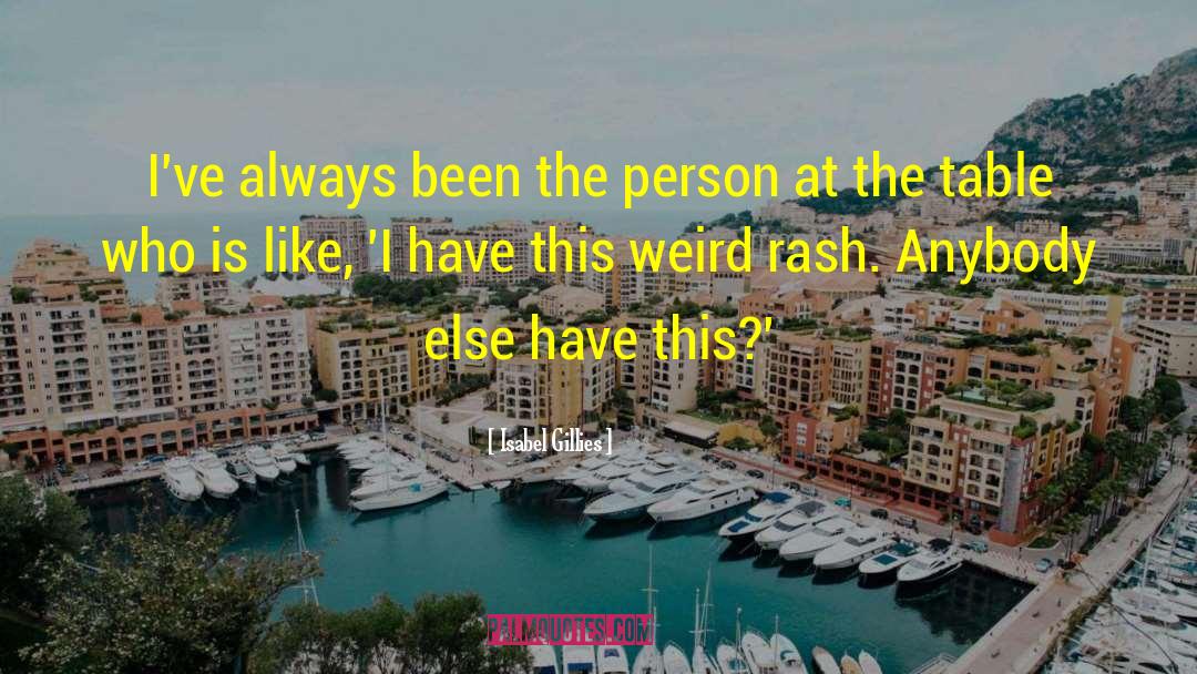 The Weird Girls quotes by Isabel Gillies
