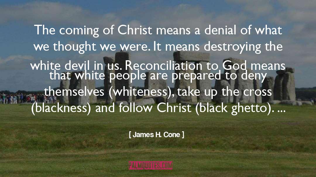 The White Devil quotes by James H. Cone