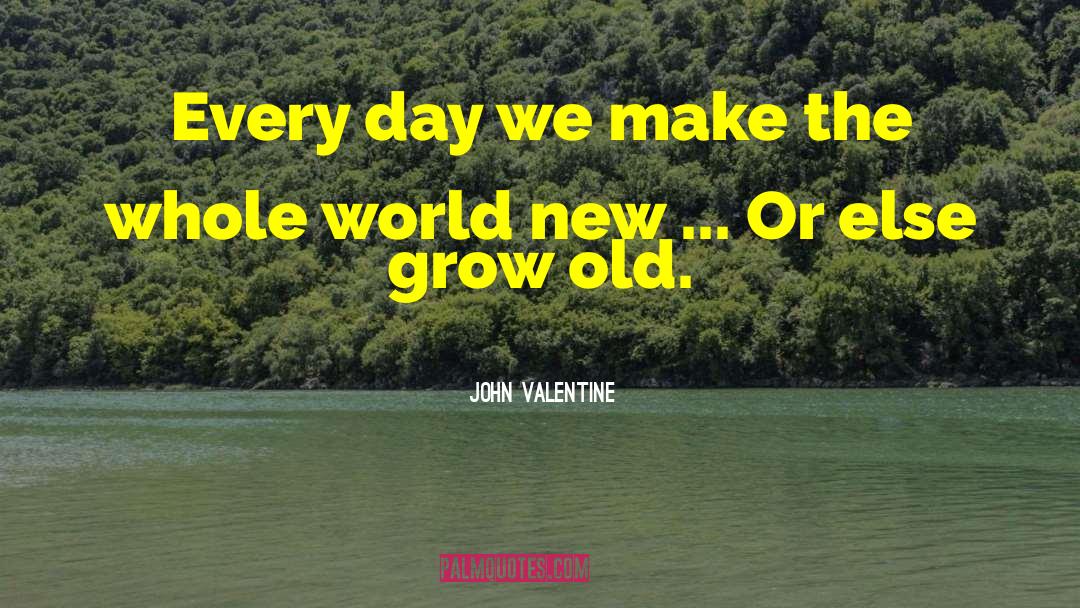 The Whole World Helps You quotes by John Valentine