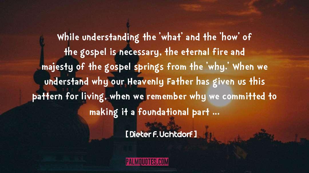 The Why quotes by Dieter F. Uchtdorf