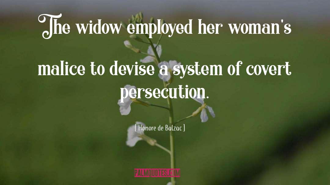 The Widow quotes by Honore De Balzac