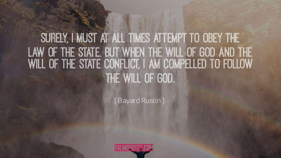 The Will quotes by Bayard Rustin