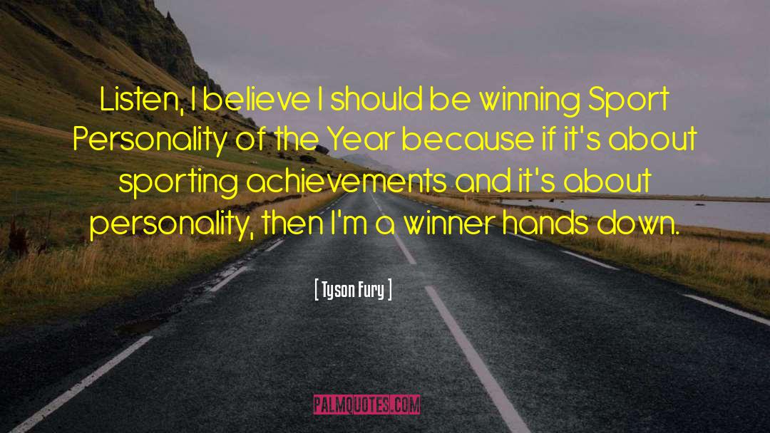 The Winner S Crime quotes by Tyson Fury