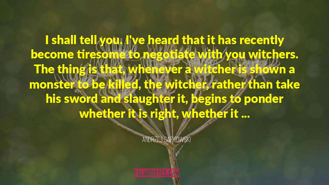 The Witcher Geralt quotes by Andrzej Sapkowski