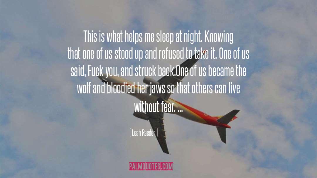 The Wolf quotes by Leah Raeder