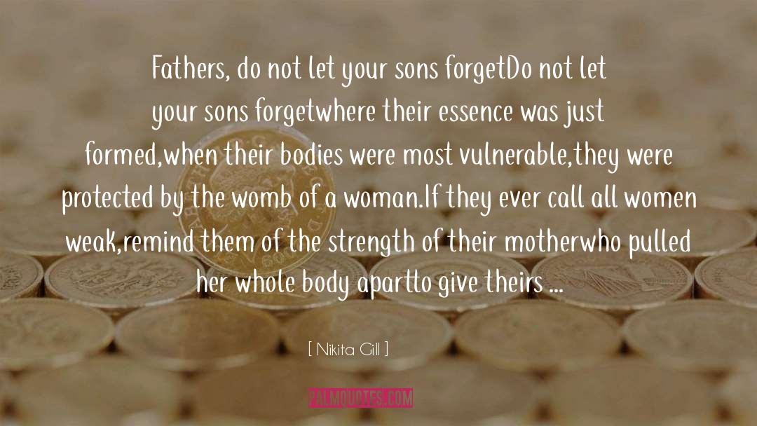 The Womb quotes by Nikita Gill