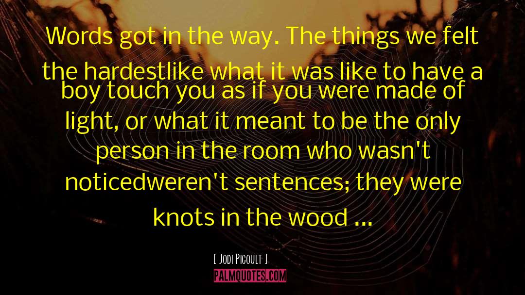 The Wood quotes by Jodi Picoult