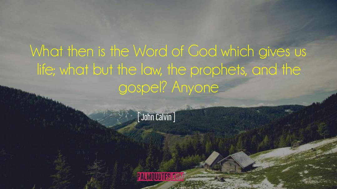 The Word Of God quotes by John Calvin