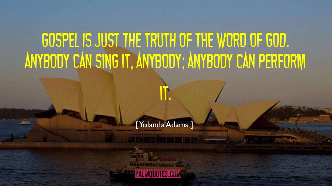 The Word Of God quotes by Yolanda Adams