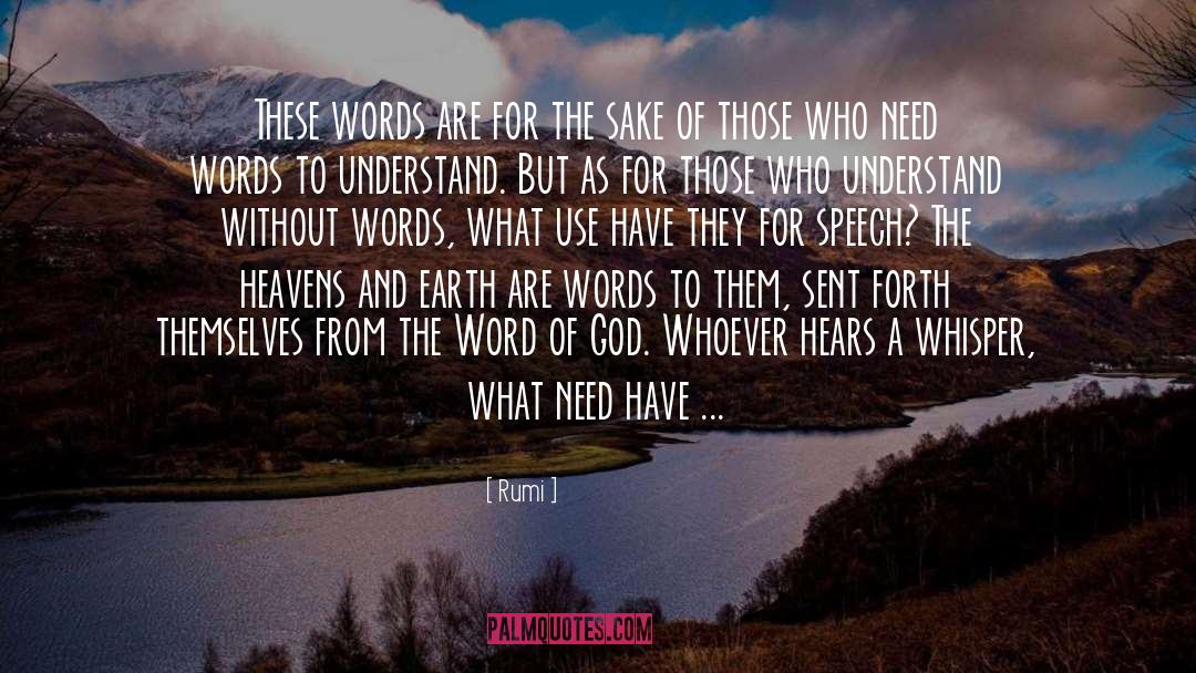 The Word Of God quotes by Rumi