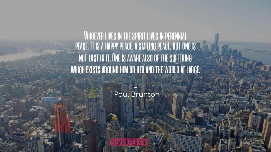 The World At Large quotes by Paul Brunton
