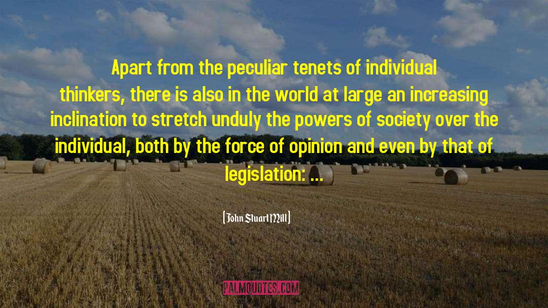 The World At Large quotes by John Stuart Mill