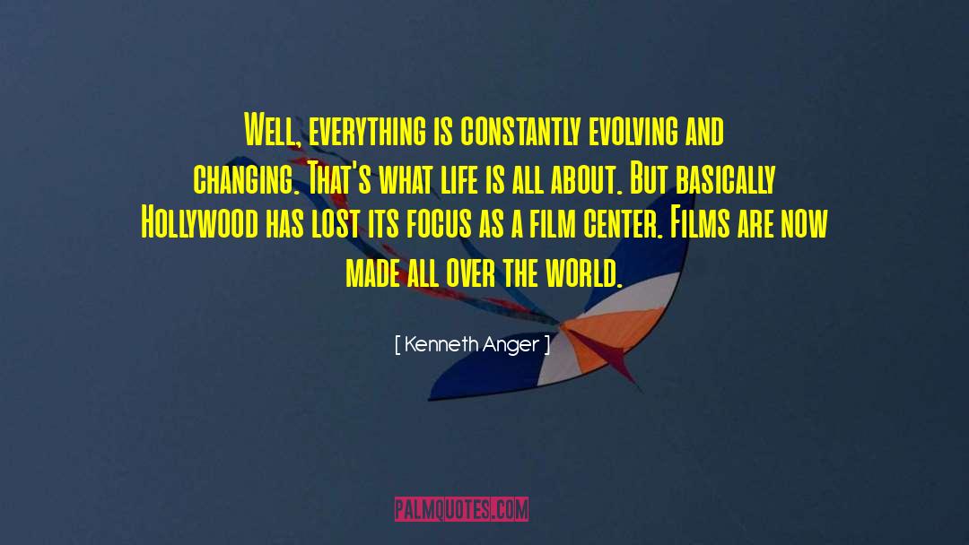 The World Constantly Changing quotes by Kenneth Anger