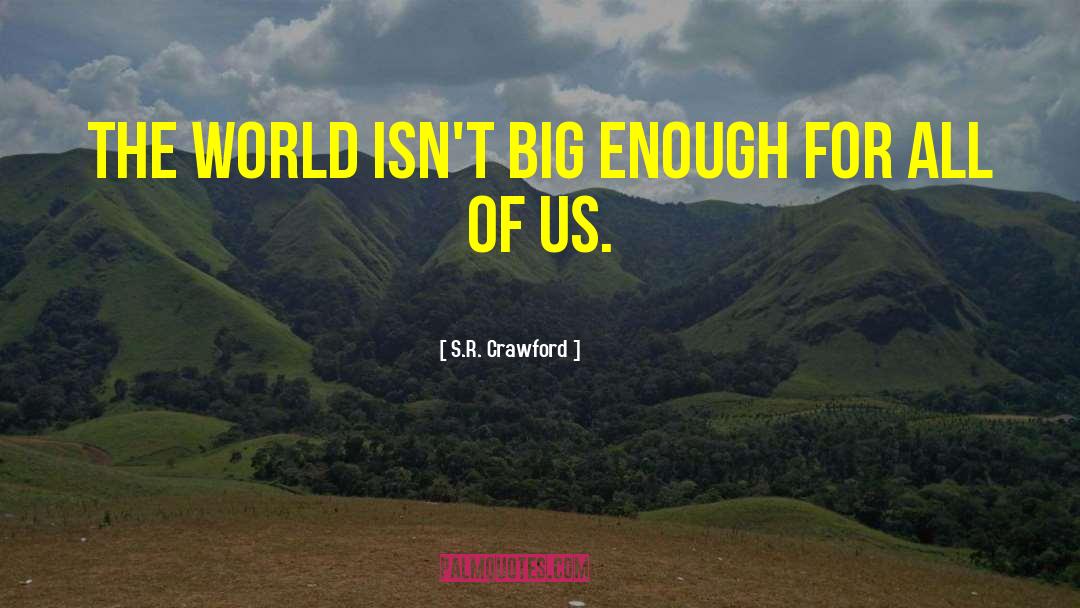 The World Isnt All Bad quotes by S.R. Crawford