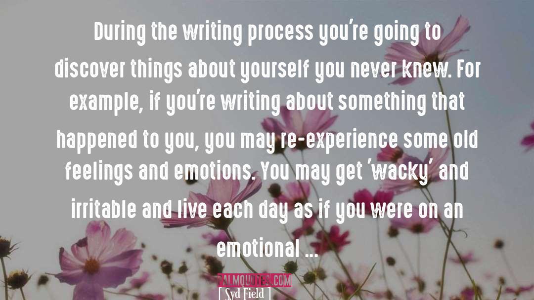 The Writing Process quotes by Syd Field