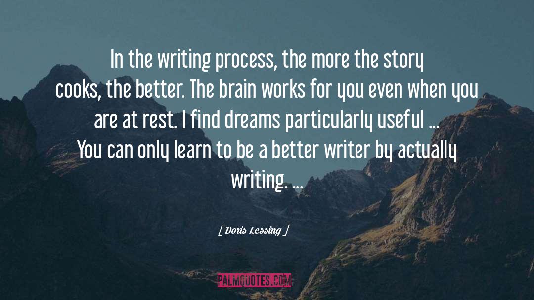 The Writing Process quotes by Doris Lessing