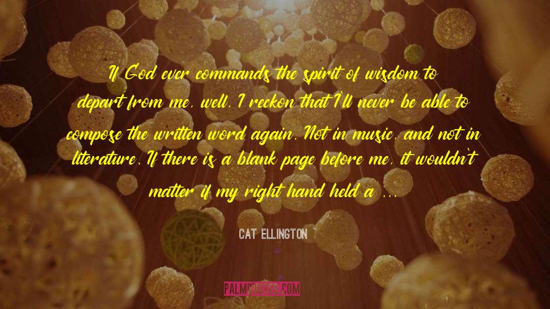 The Written Word quotes by Cat Ellington