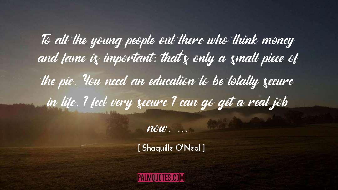 The Young People quotes by Shaquille O'Neal