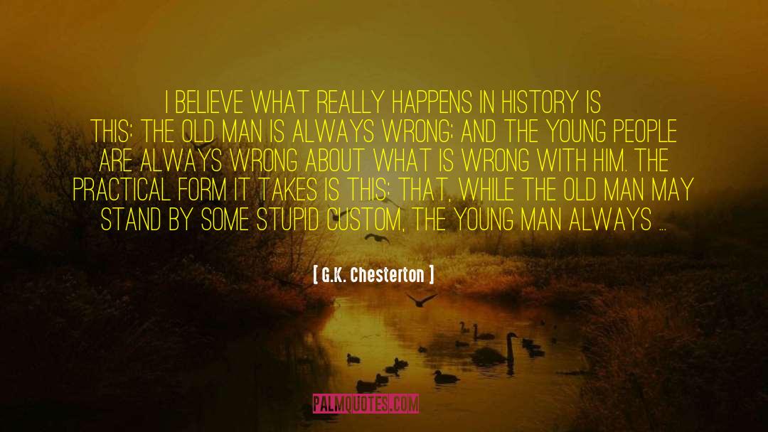 The Young People quotes by G.K. Chesterton