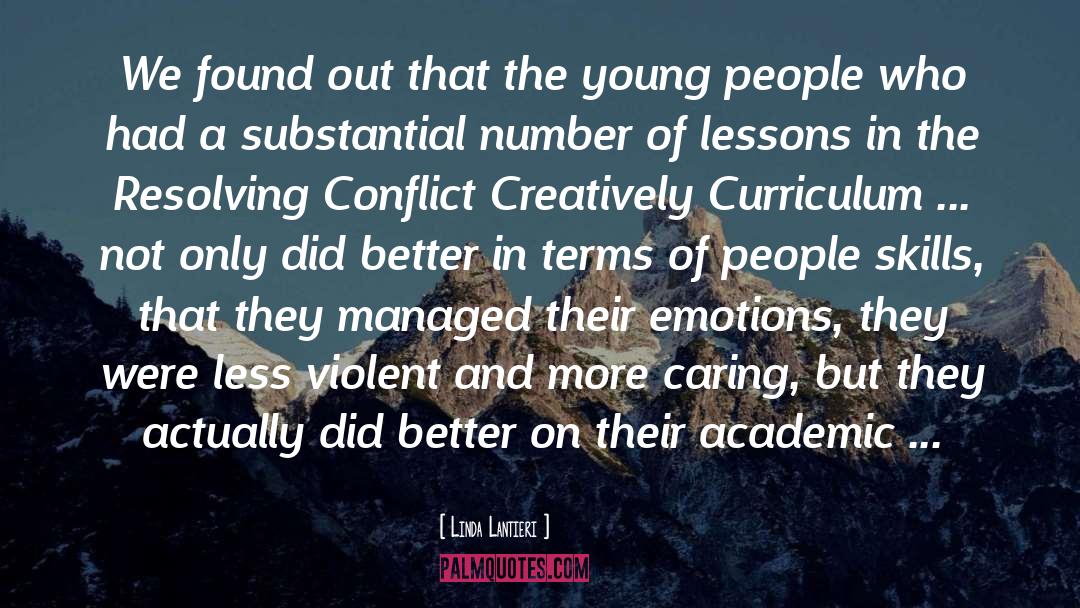 The Young People quotes by Linda Lantieri