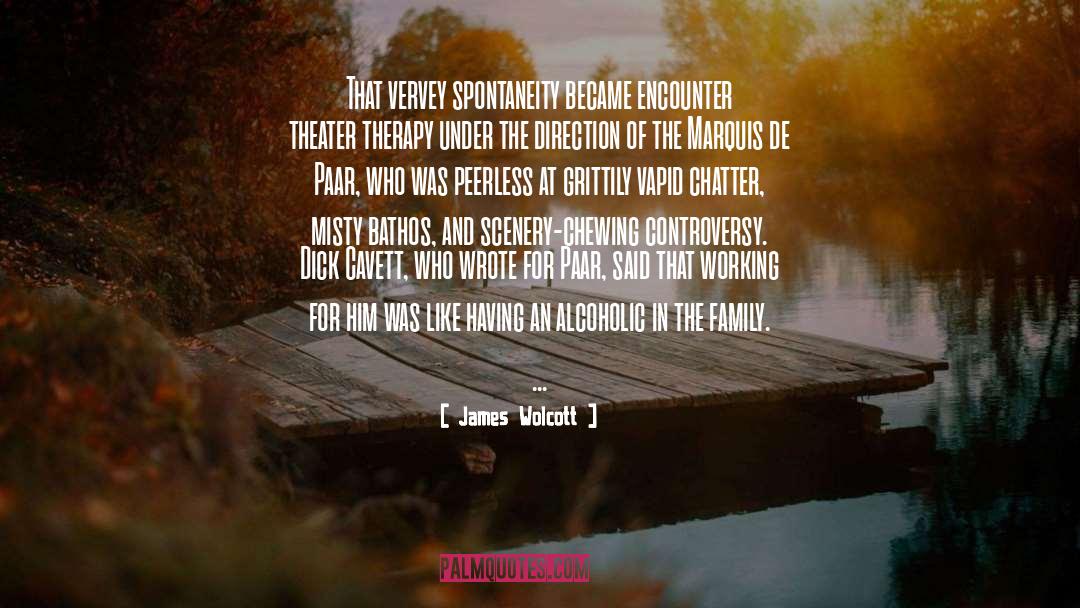 Theater quotes by James Wolcott