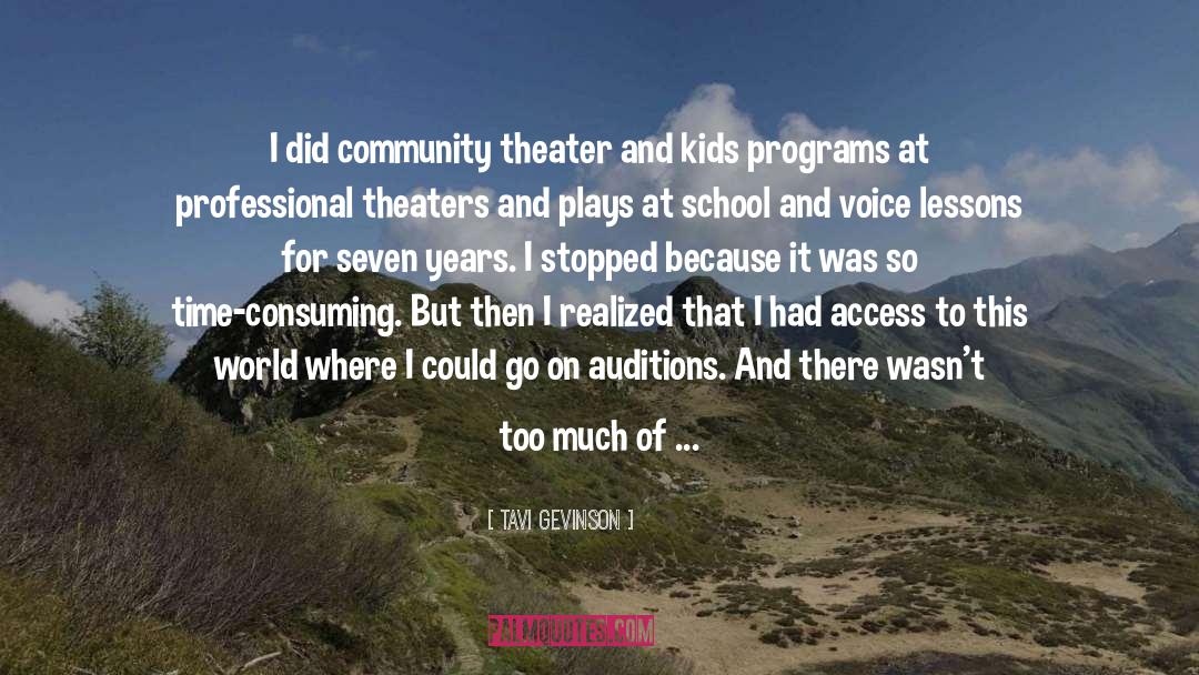 Theaters quotes by Tavi Gevinson