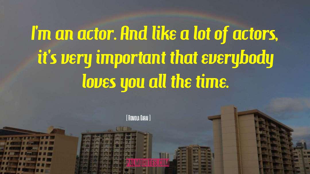 Theatre Actors quotes by Romola Garai