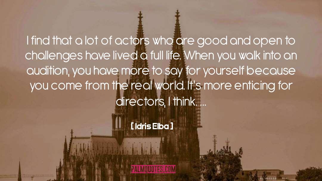 Theatre Actors quotes by Idris Elba