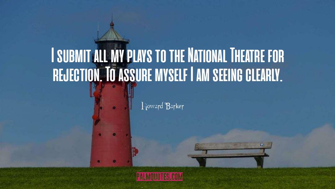 Theatre quotes by Howard Barker
