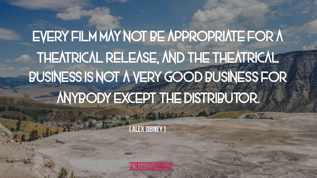 Theatrical quotes by Alex Gibney