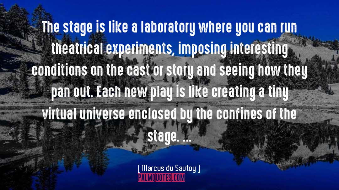 Theatrical quotes by Marcus Du Sautoy