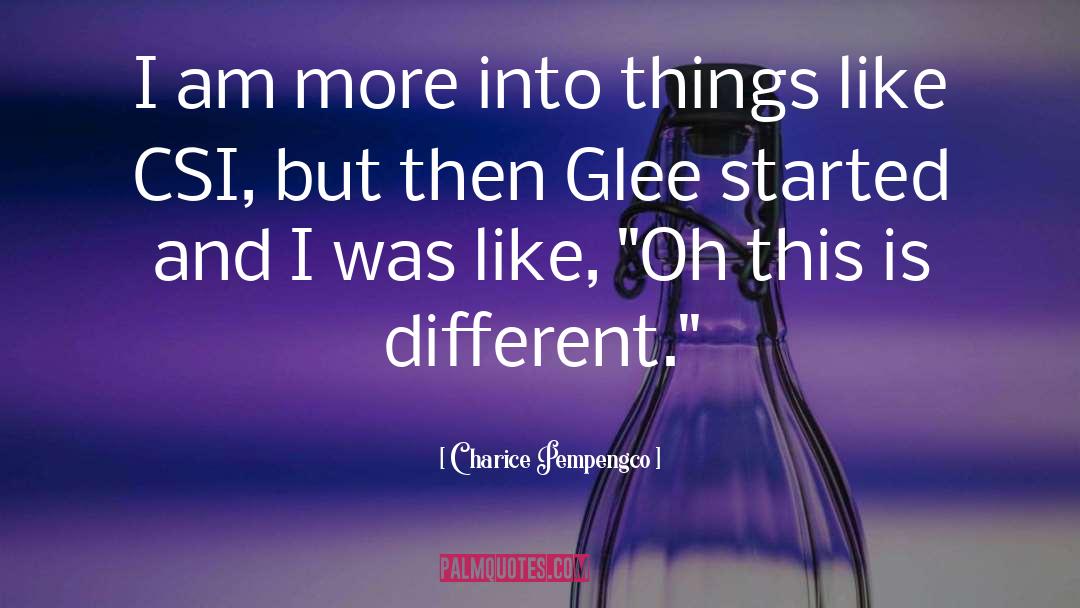 Theatricality Glee quotes by Charice Pempengco