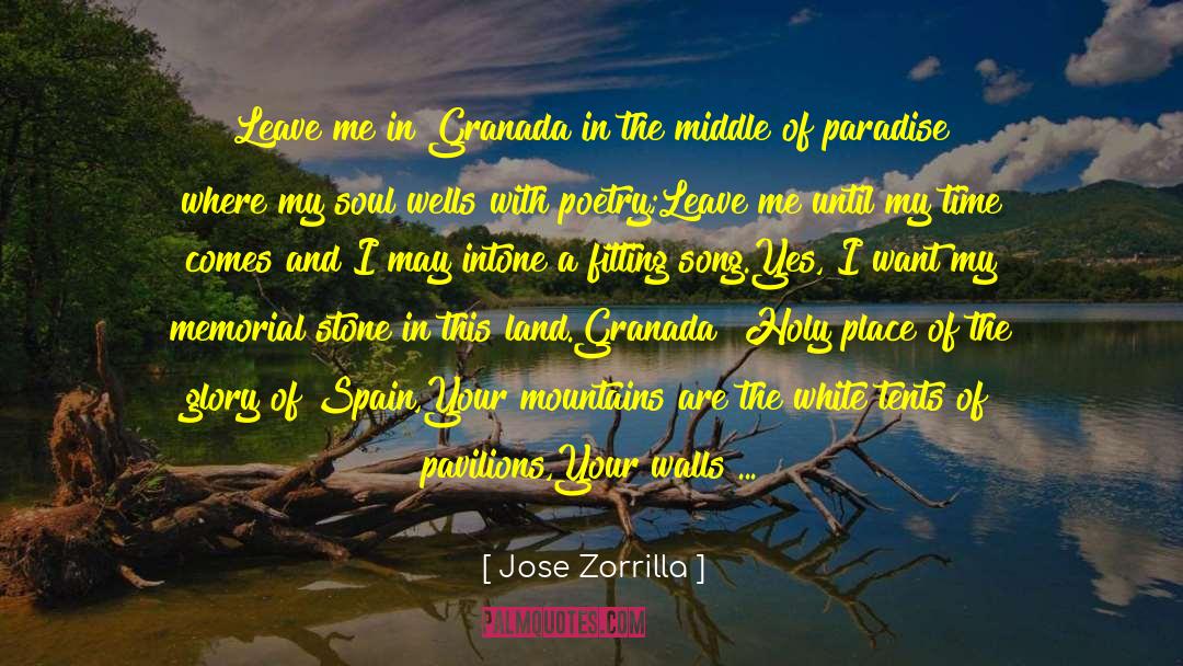 Thehymn Song Of The Soul quotes by Jose Zorrilla