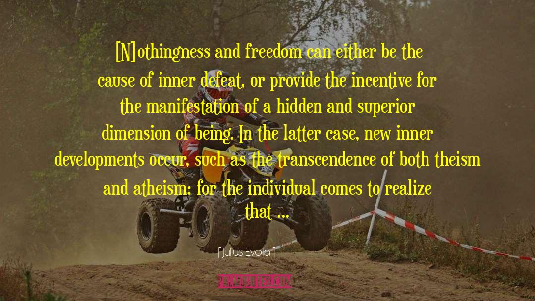 Theism quotes by Julius Evola